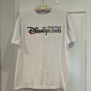 Disney White Hong Kong Disneyland Tee